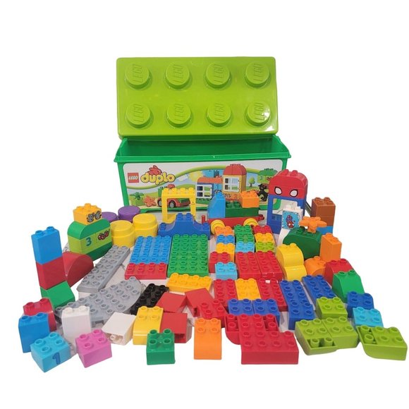 Lego dulpo legoset. These are just random Legos in the set with Lego container - Picture 3 of 10